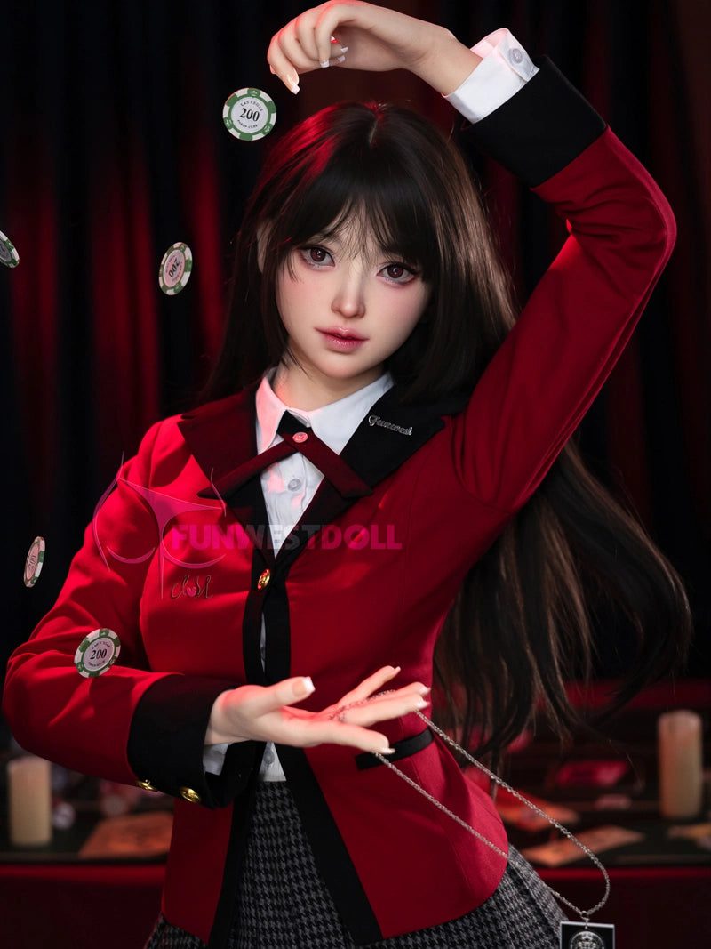 F3908-159cm(5.2ft)-37kg A Cup Asian Alice Realistic Silicone Sex Doll|Fun West Doll - Image 2