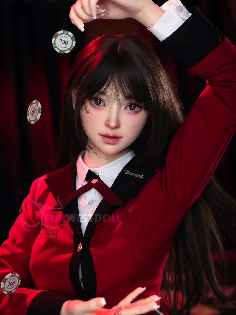 F3908-159cm(5.2ft)-37kg A Cup Asian Alice Realistic Silicone Sex Doll|Fun West Doll - Image 4