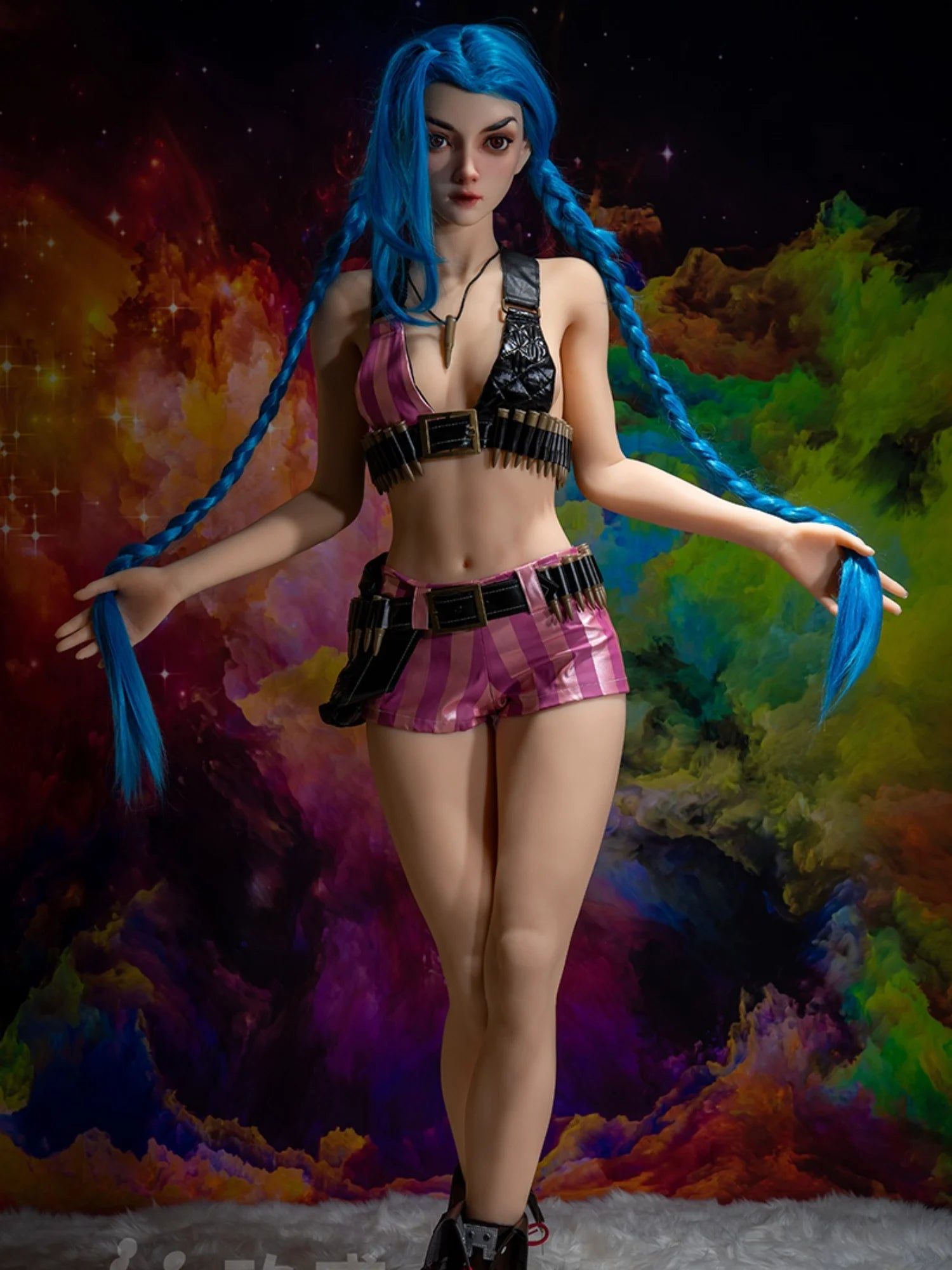 F3041—168cm/5ft5 36.2kg C Cup Silicone head with TPE Body|Jiusheng Doll - Image 11