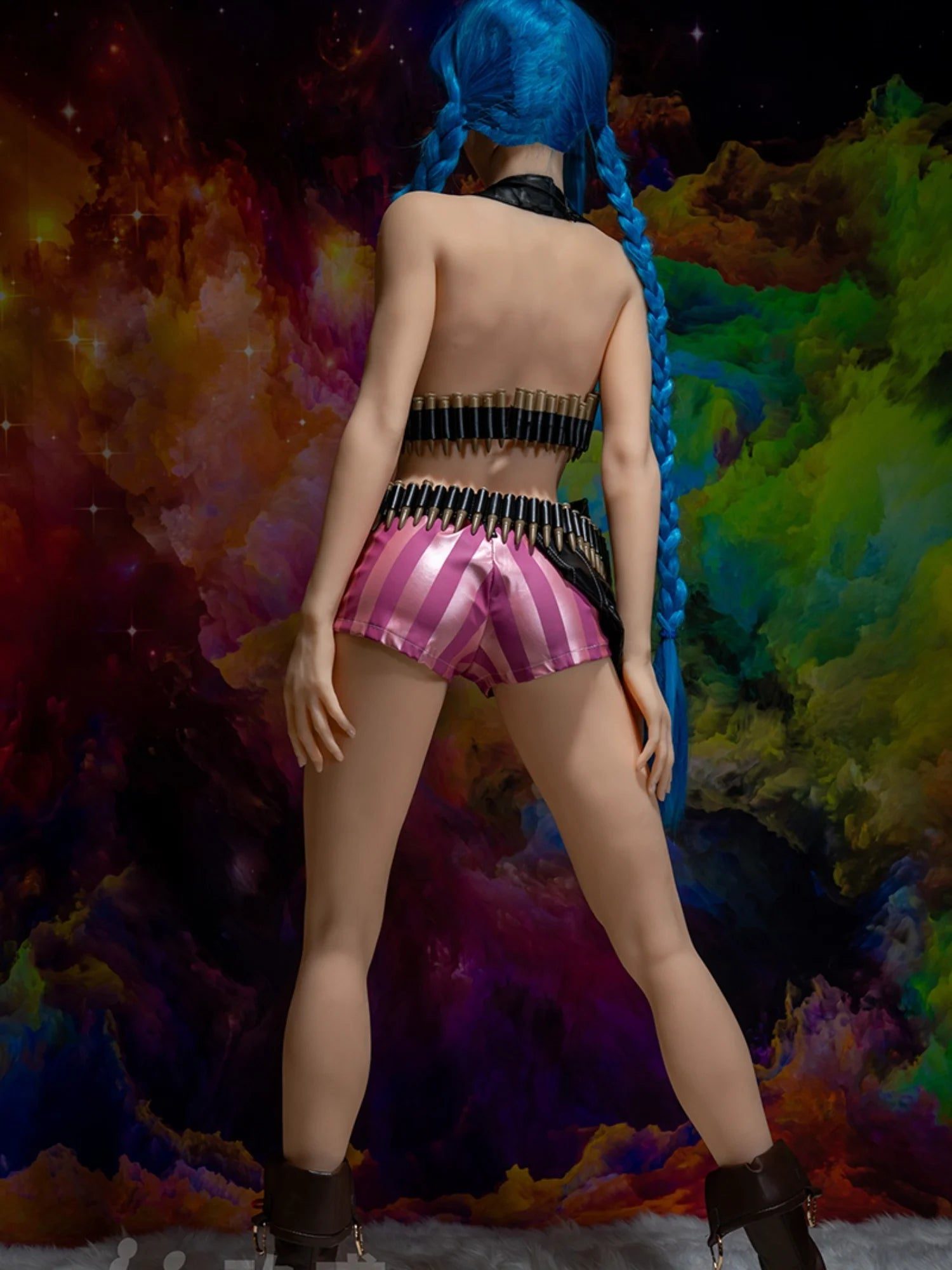 F3041—168cm/5ft5 36.2kg C Cup Silicone head with TPE Body|Jiusheng Doll - Image 9