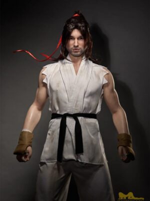 F234-176cm/ 5ft9-40kg Street Fighter Femboy Silicone Male Anime Sex Doll -Irontech Doll