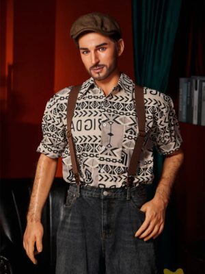 F237-170cm/5ft7-38kg George Femboy Retro Photographer Silicone Male Body Sex Doll |Irontech Doll