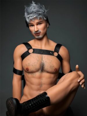 F4551-175cm/5ft8-50kg Kevin Mature Power Guy TPE Male Sex Dolla- Irontech Doll
