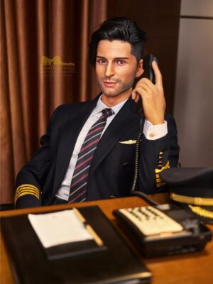 F121-176cm-40kg George Black Hair Femboy Silicone Male Sex Doll For Sale & Fantasy Prince-Irontech Doll