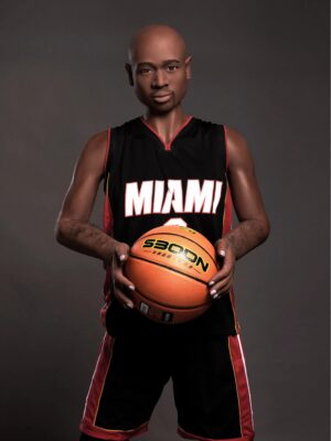 F125-175CM/5ft8-50kg Fashion Bald Guy TPE Real Life Male Sex Doll | Irontech Doll