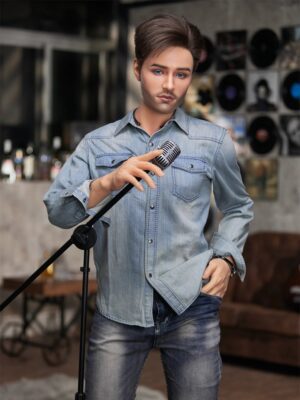 F232-170cm/5ft7-38kg Musical Talent Femboy toy masturbator Silicone Young Male Sex Doll-Irontech Doll