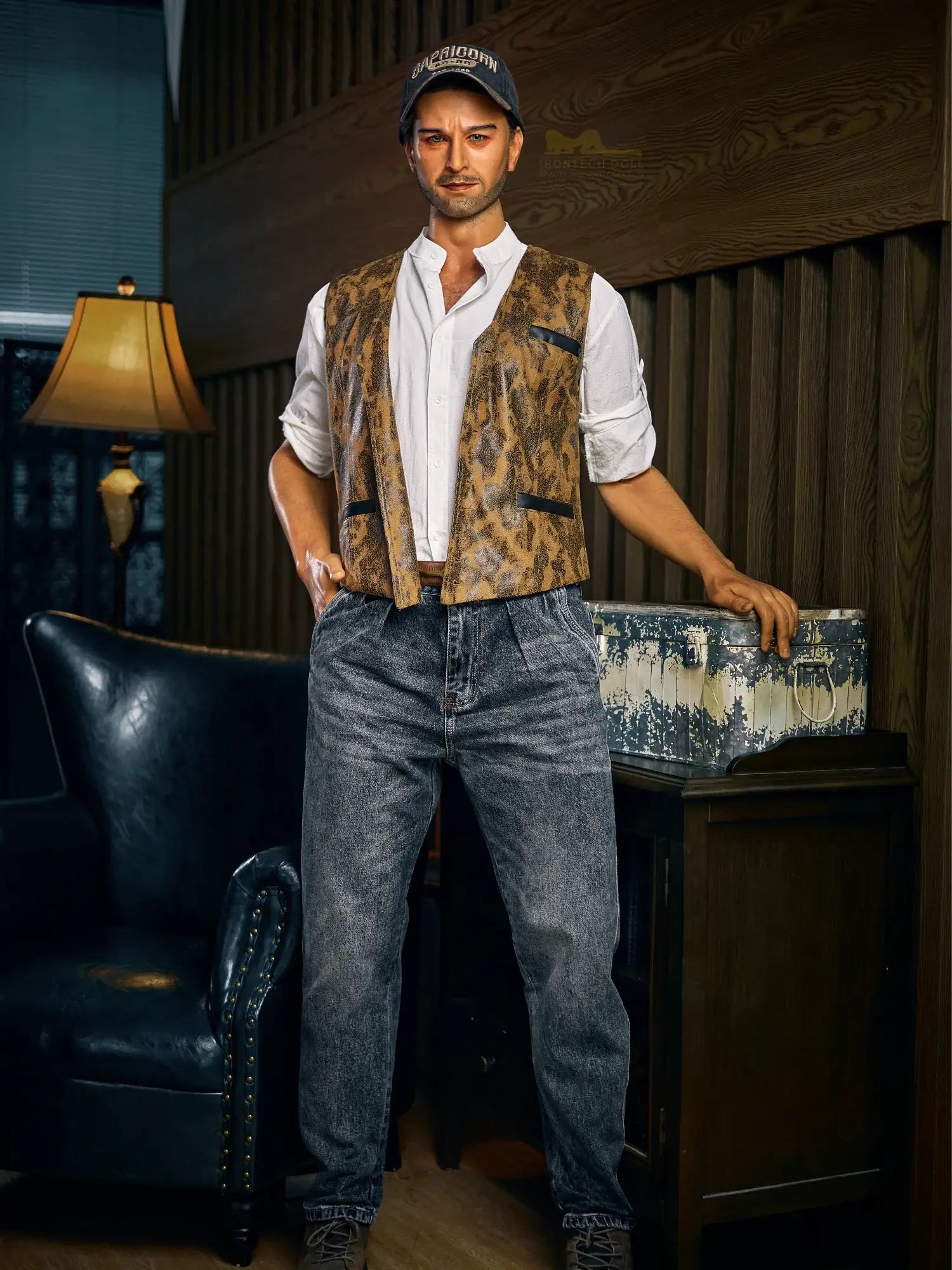 F119-176cm/ 5ft9-40kg Finnegan Superhero With Abs Femboy Silicone Male Sex Doll -Irontech Doll - Image 3