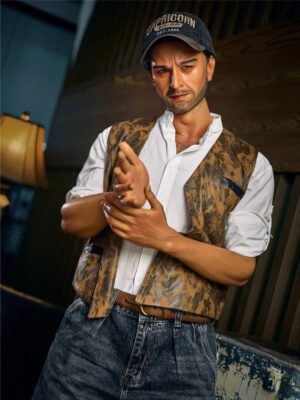 F119-176cm/ 5ft9-40kg Finnegan Superhero With Abs Femboy Silicone Male Sex Doll -Irontech Doll