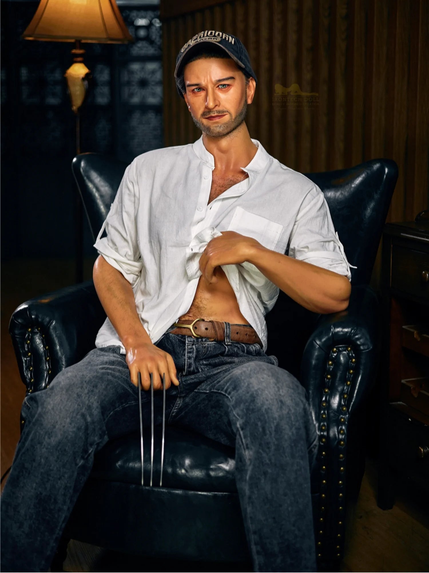 F119-176cm/ 5ft9-40kg Finnegan Superhero With Abs Femboy Silicone Male Sex Doll -Irontech Doll - Image 6