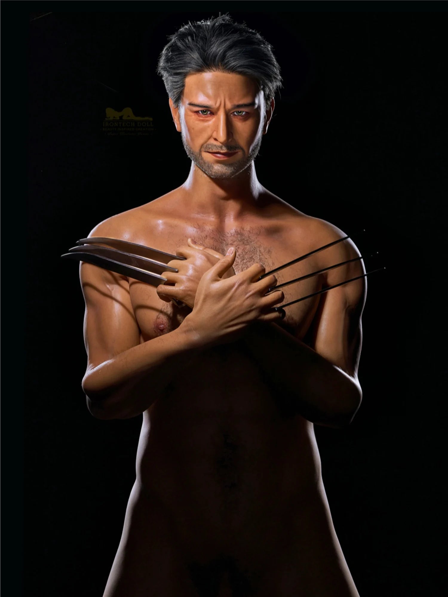 F119-176cm/ 5ft9-40kg Finnegan Superhero With Abs Femboy Silicone Male Sex Doll -Irontech Doll - Image 12