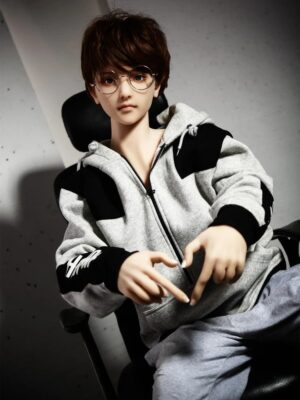 F110-165cm -37kg Finley Thin Face Shy Asian Teen TPE Cute Femboy Sex Doll-qita doll