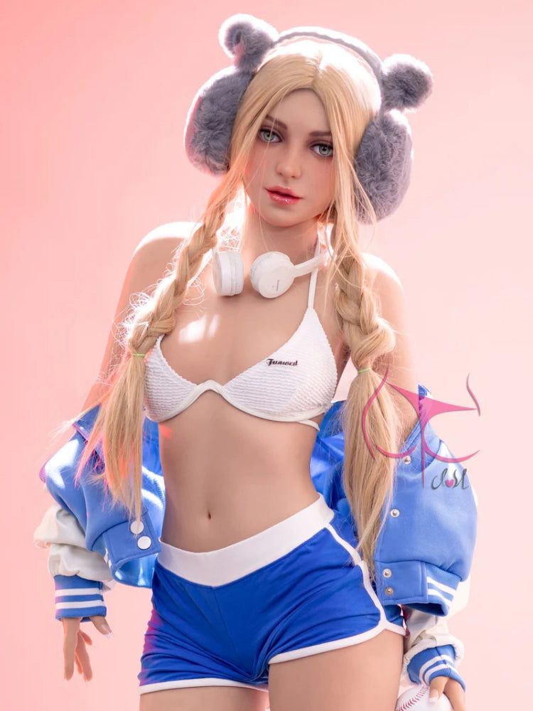 F1049-159cm(5.2ft) A Cup Eudora TPE Sex Doll Flat Chest【IN STOCK USA & EUROPE】|Fun West Doll