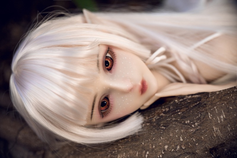 Haggai – Full Silicone Cute Elf White-Haired Adult Figure - Image 15