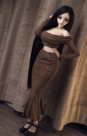 DSC05386.jpeg Judith -Alluring Full Silicone Anime Adult Black Hair Figurine