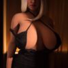 F4460-159cm(5ft2)-43.5kg K Cup Rae BBW Siliconne Head Sex Doll |Climax Doll Pro