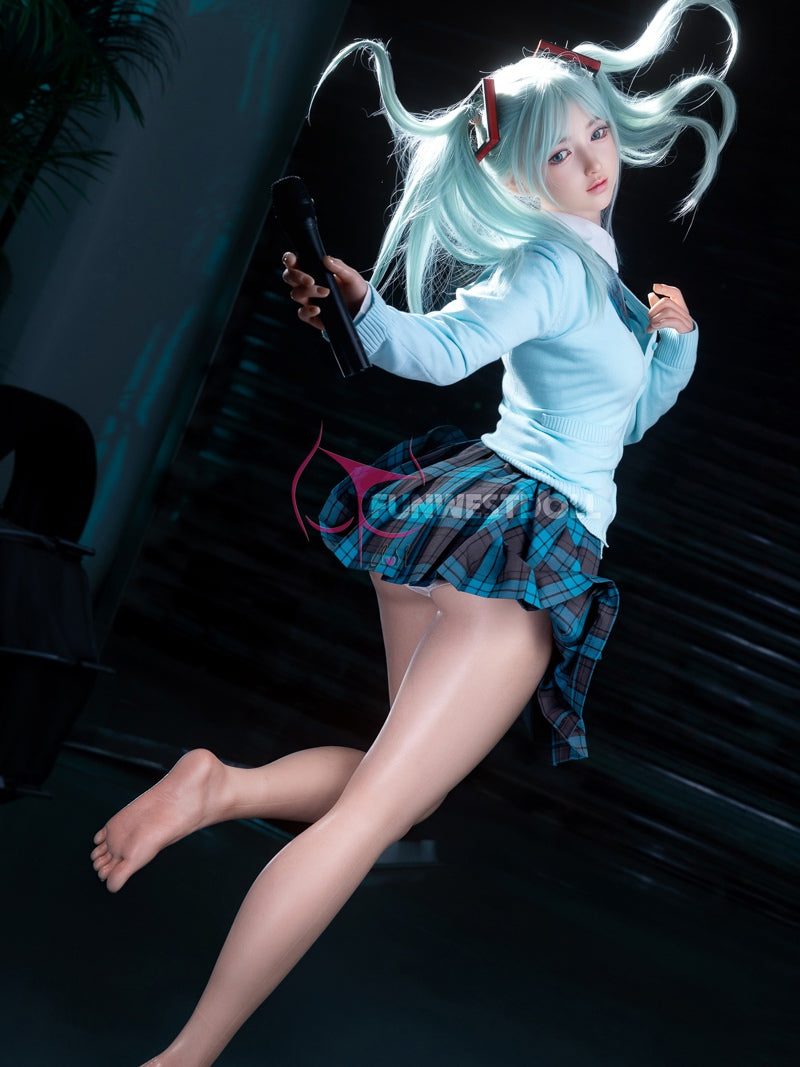 F3905-159cm(5.2ft)-37kg A Cup White Amy Realistic Silicone Sex Doll|Fun West Doll - Image 3