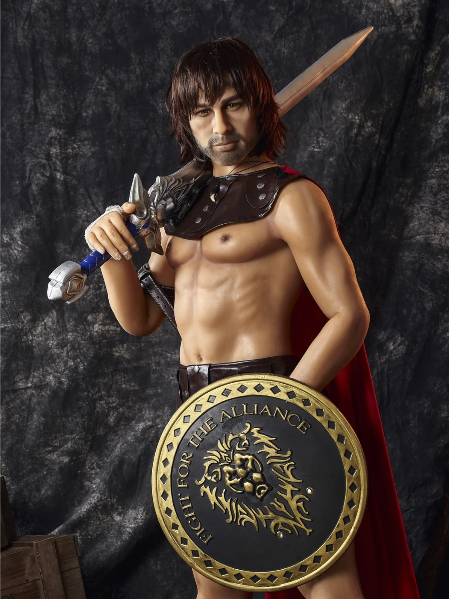 F4582-162cm(5ft3)-49kg Warrior Charles TPE Femboy Robot Male Sex Doll-Irontech Doll - Image 12