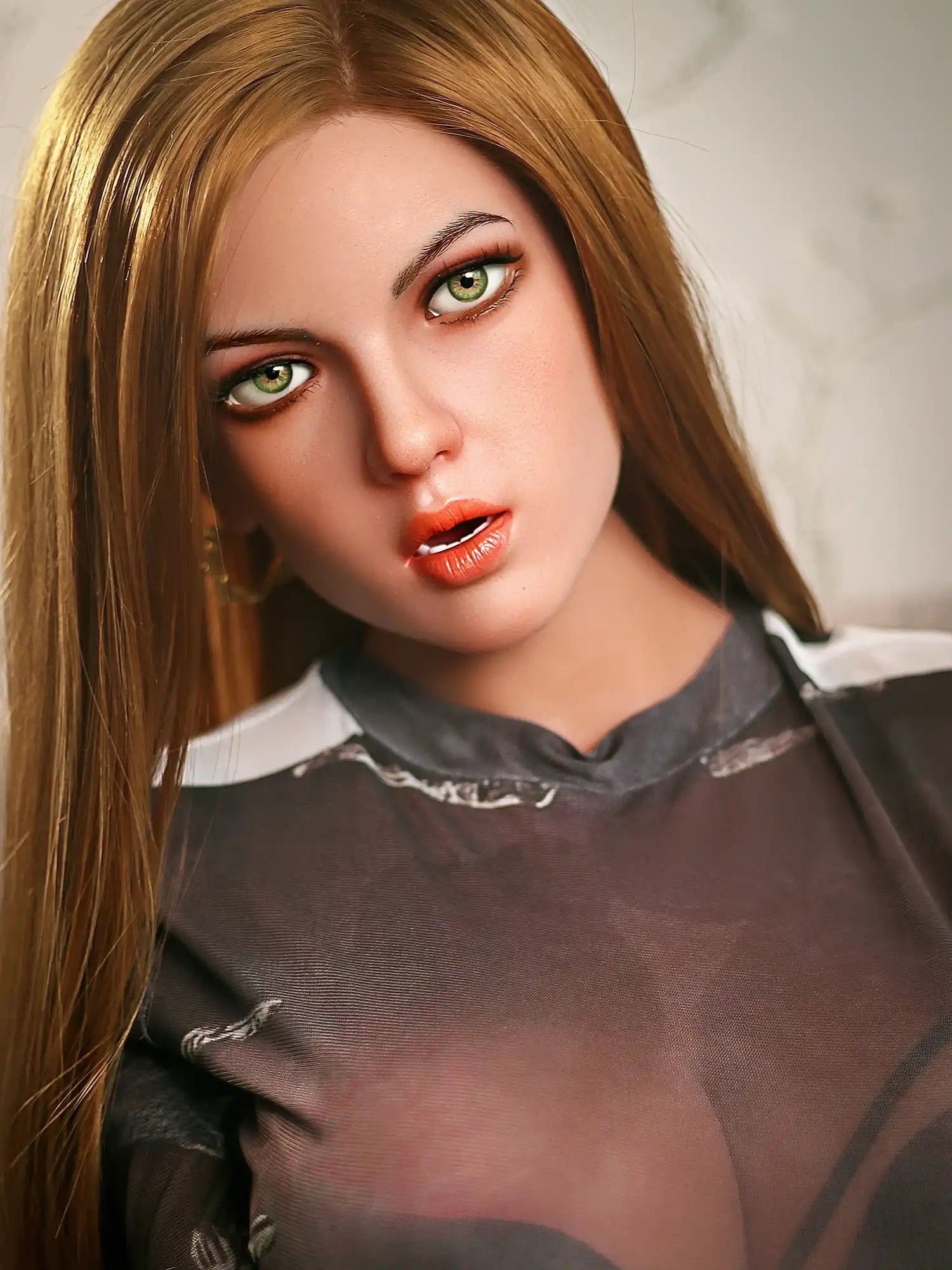 F4565-158cm/5ft2 E Cup ROS Movable Jaw Realistic TPE SSBBW Sex Doll |SY Doll - Image 13