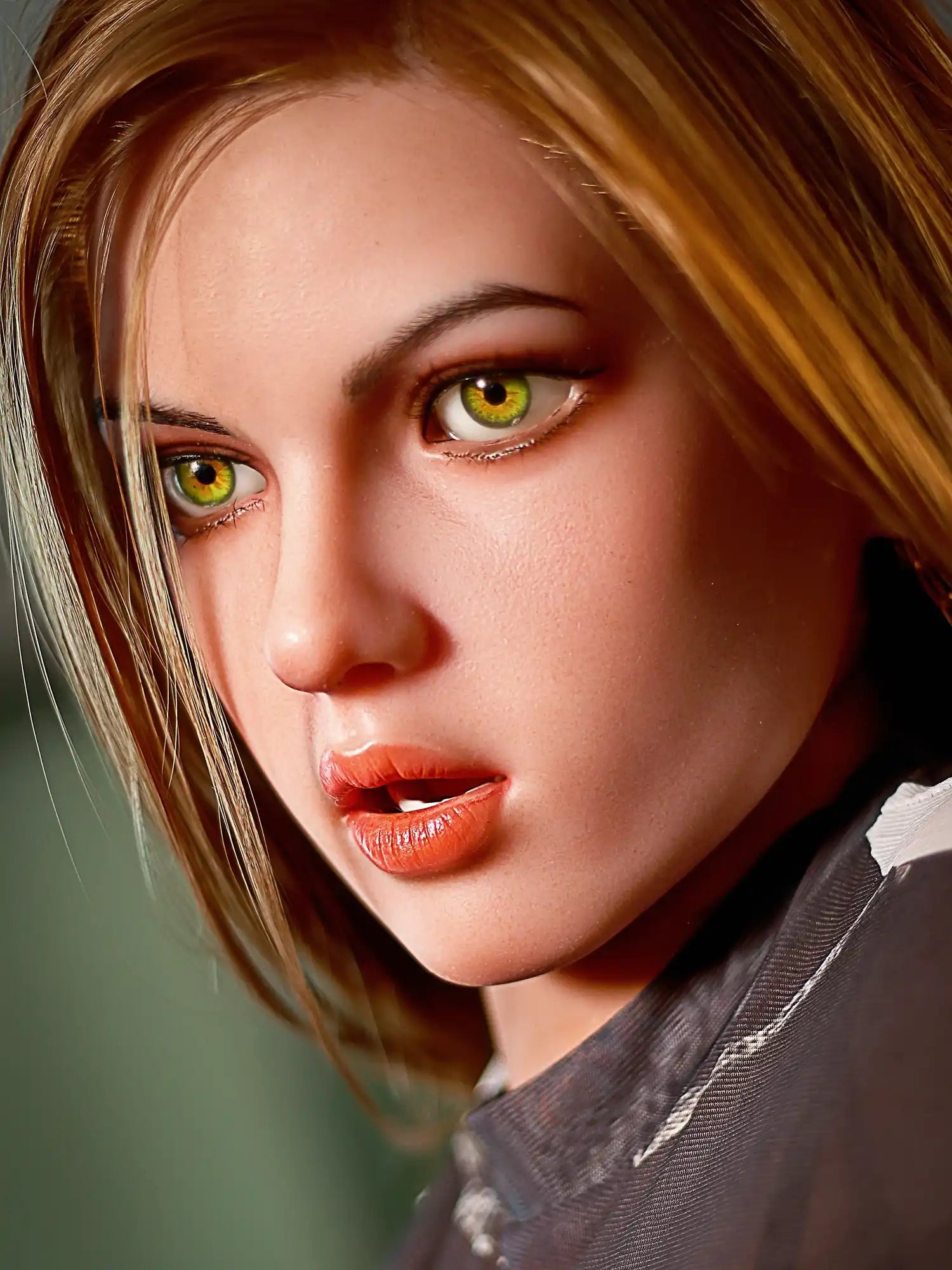 F4565-158cm/5ft2 E Cup ROS Movable Jaw Realistic TPE SSBBW Sex Doll |SY Doll - Image 9