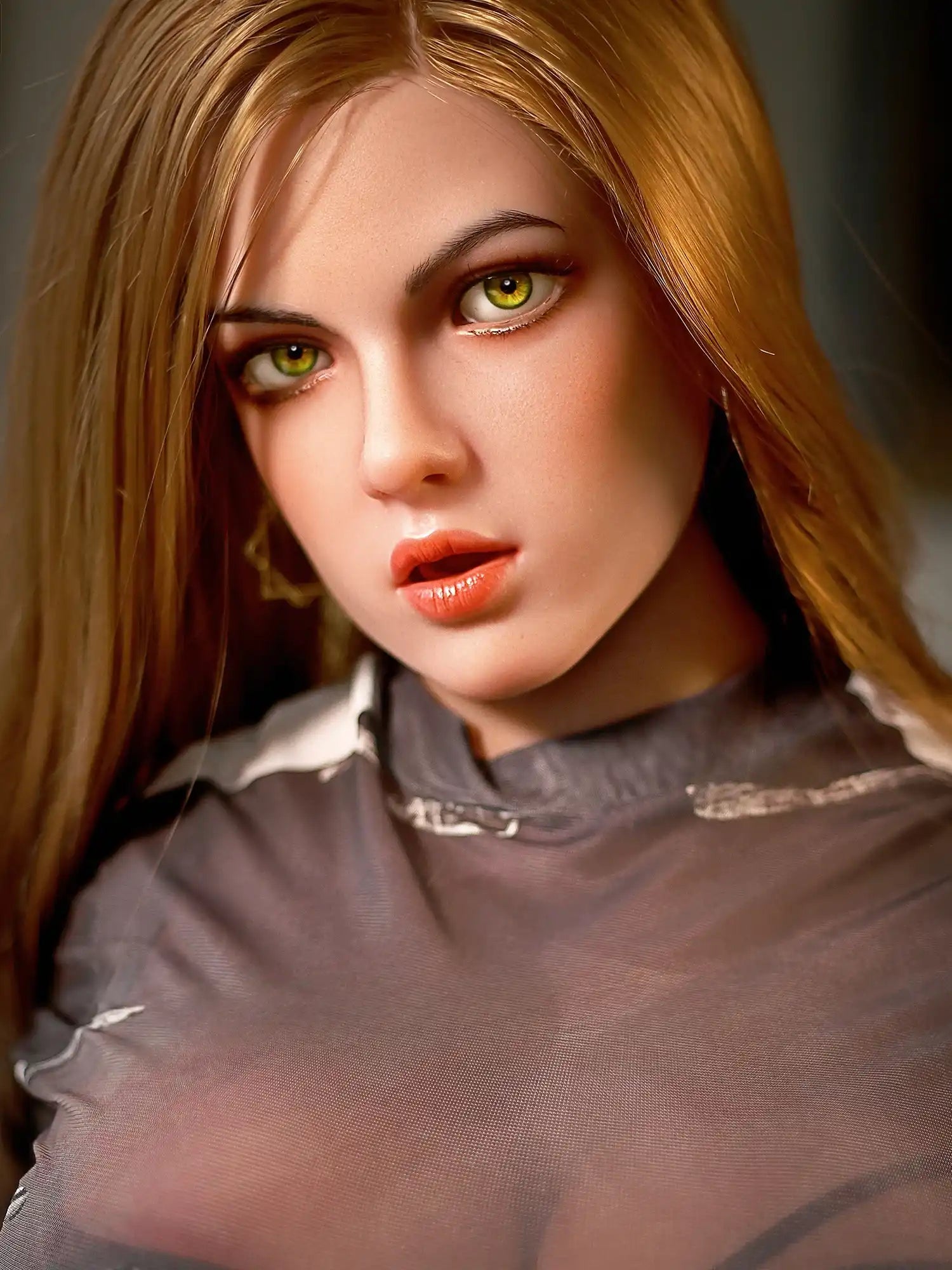 F4565-158cm/5ft2 E Cup ROS Movable Jaw Realistic TPE SSBBW Sex Doll |SY Doll - Image 7