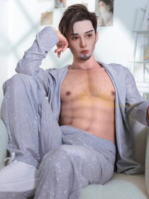 F2376-170cm/5ft7-38kg Silicone Femboy toy masturbator Young Chinese Male Sex Doll | Irontech Doll