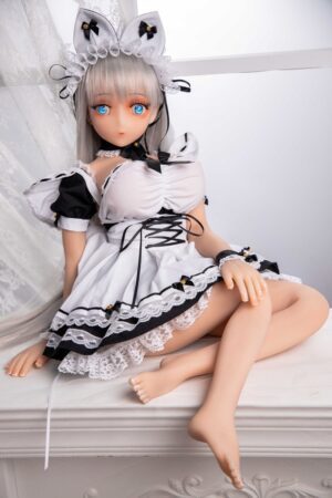 R5A6726-1.jpeg Lolita – 70cm Charming White-Haired Maid Outfit Adult Anime Figurine