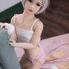 Rich Flat Chested Mini Sex Doll
