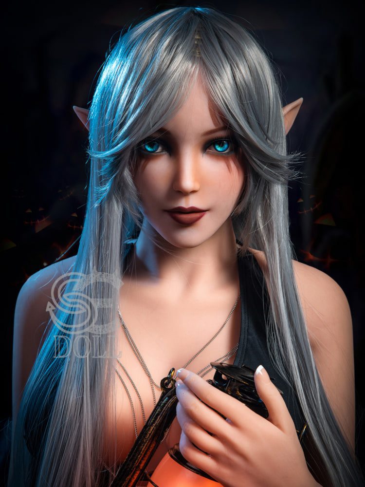 F361K-150cm/4ft9-27kg Elsa E Cup Fansty Dark TPE Elf Anime Alien Adult Sex Doll【IN Stock】| SE Doll - Image 4