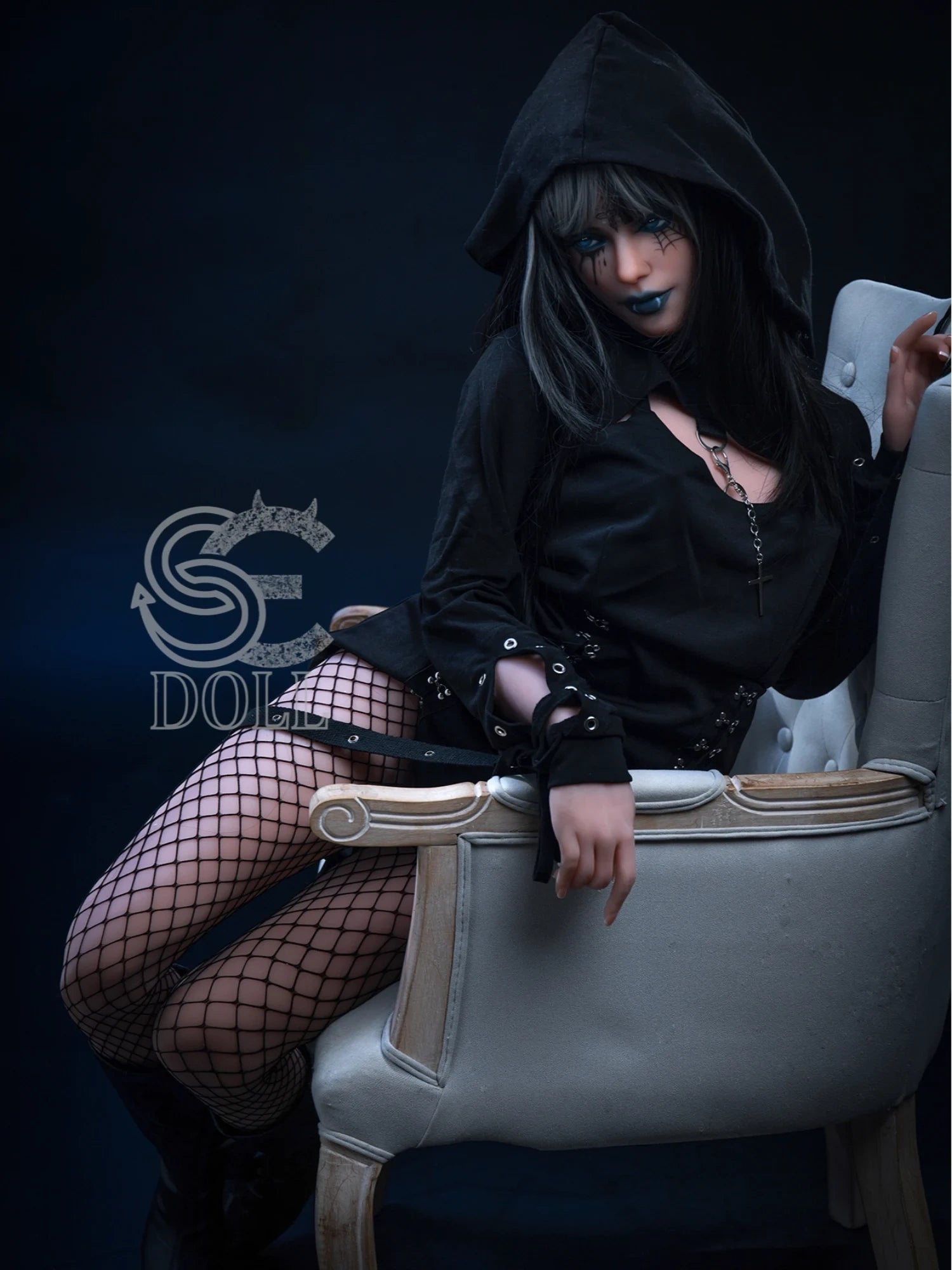 F3737-166cm(5ft5)-34.5kg Heloise C Cup TPE Fantasy Anime Dark Girl Sex Dolls|SE Doll - Image 5