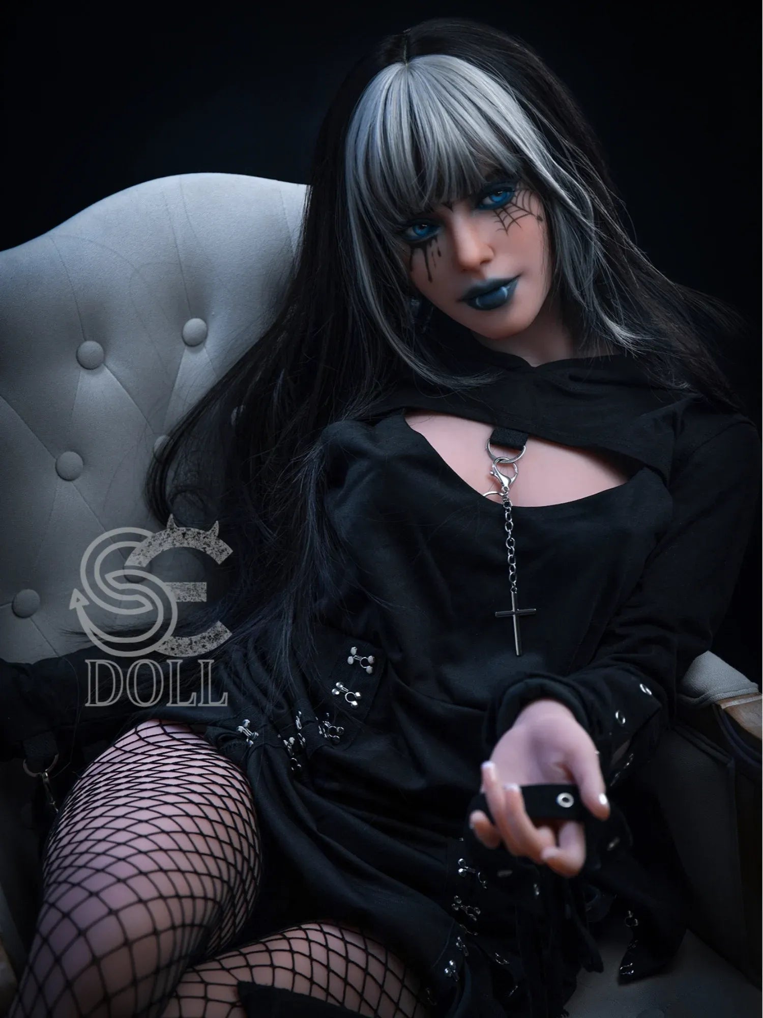 F3737-166cm(5ft5)-34.5kg Heloise C Cup TPE Fantasy Anime Dark Girl Sex Dolls|SE Doll - Image 2